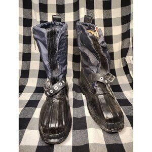 World Famous Steel Shank Wool Lined Duck Boots Size 7 Y36